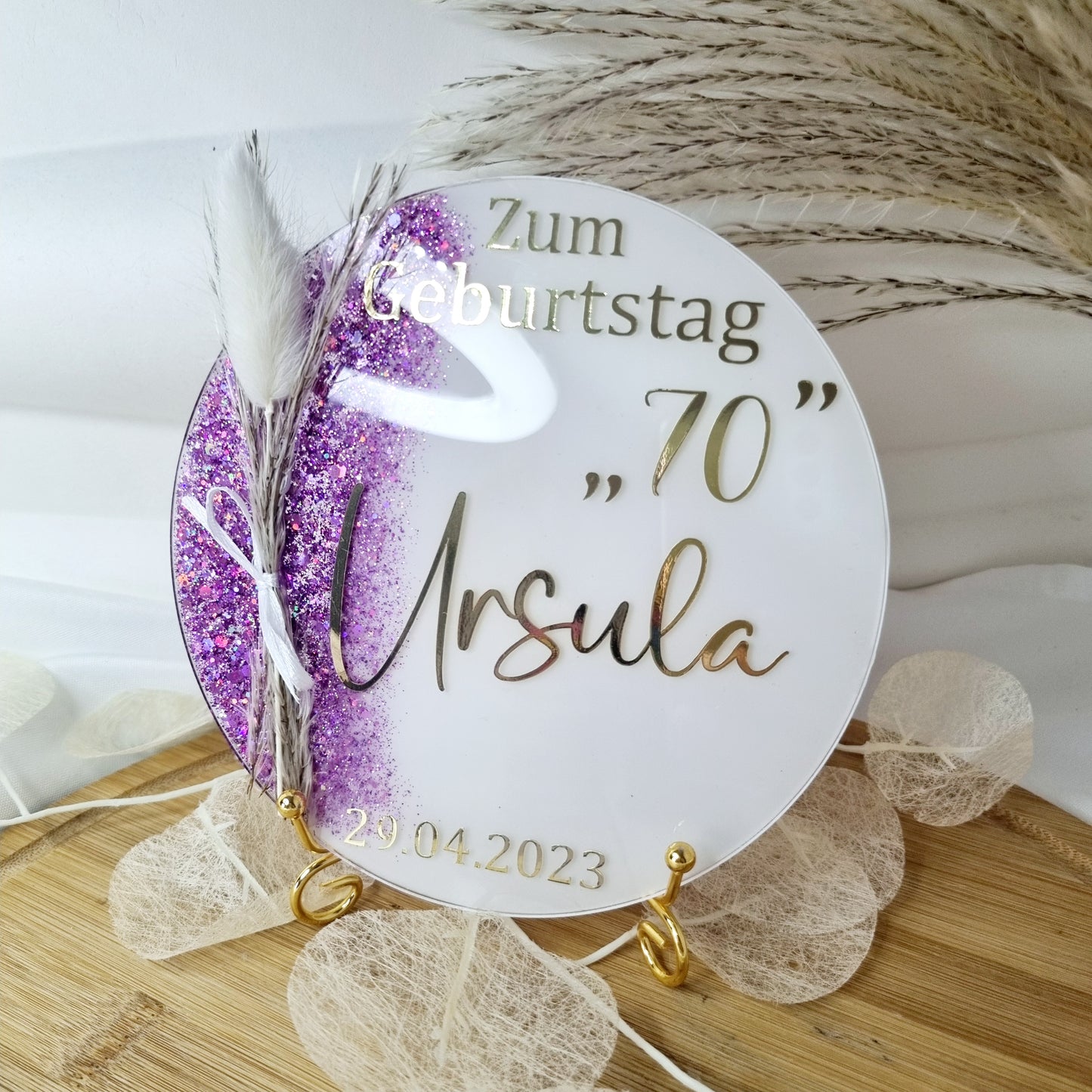 Geschenk zur Taufe | Kommunion | Konfirmation | Tischaufsteller | Empfangsschild