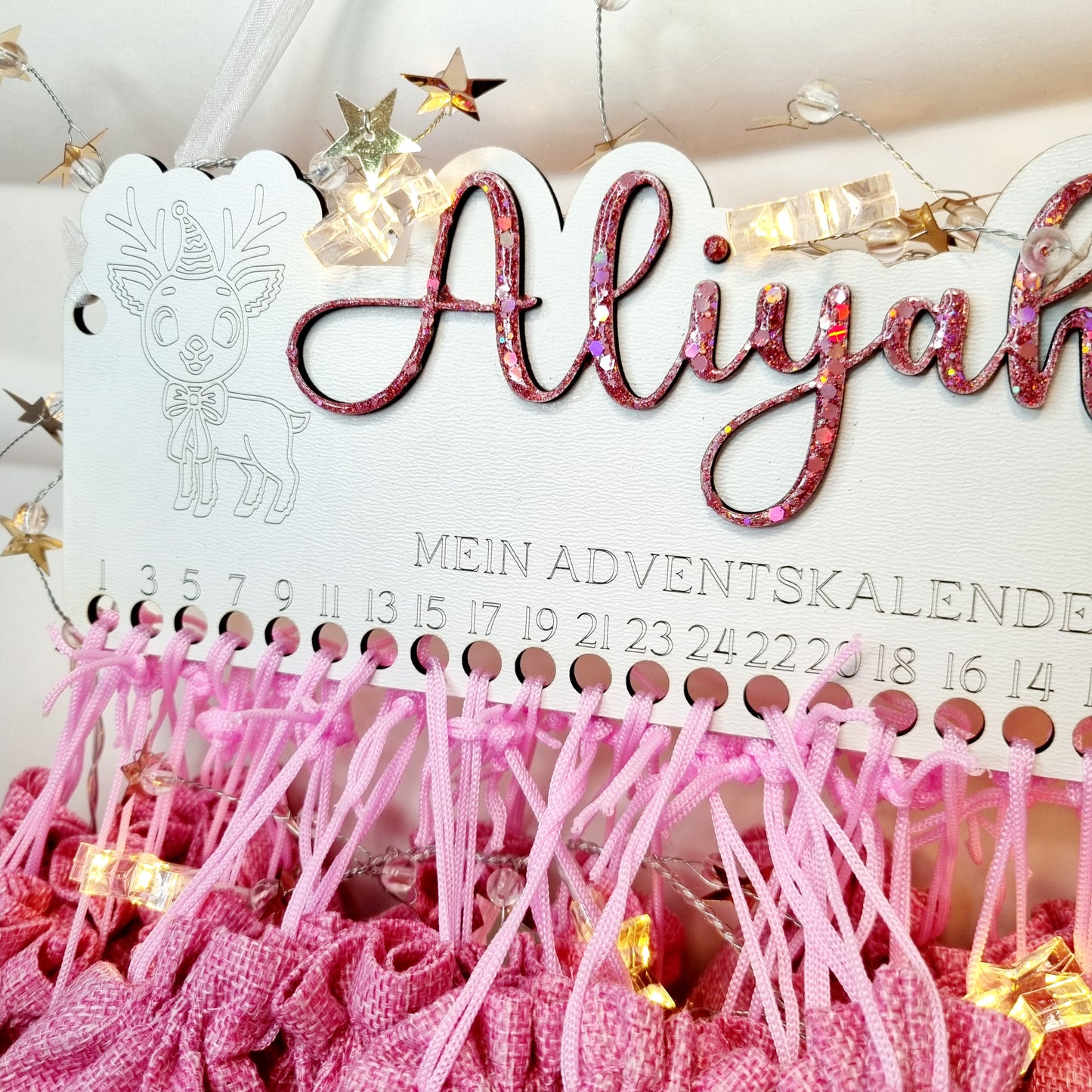 Personalisierter Adventskalender aus Holz – Magische Vorfreude für Kinder & Familien
