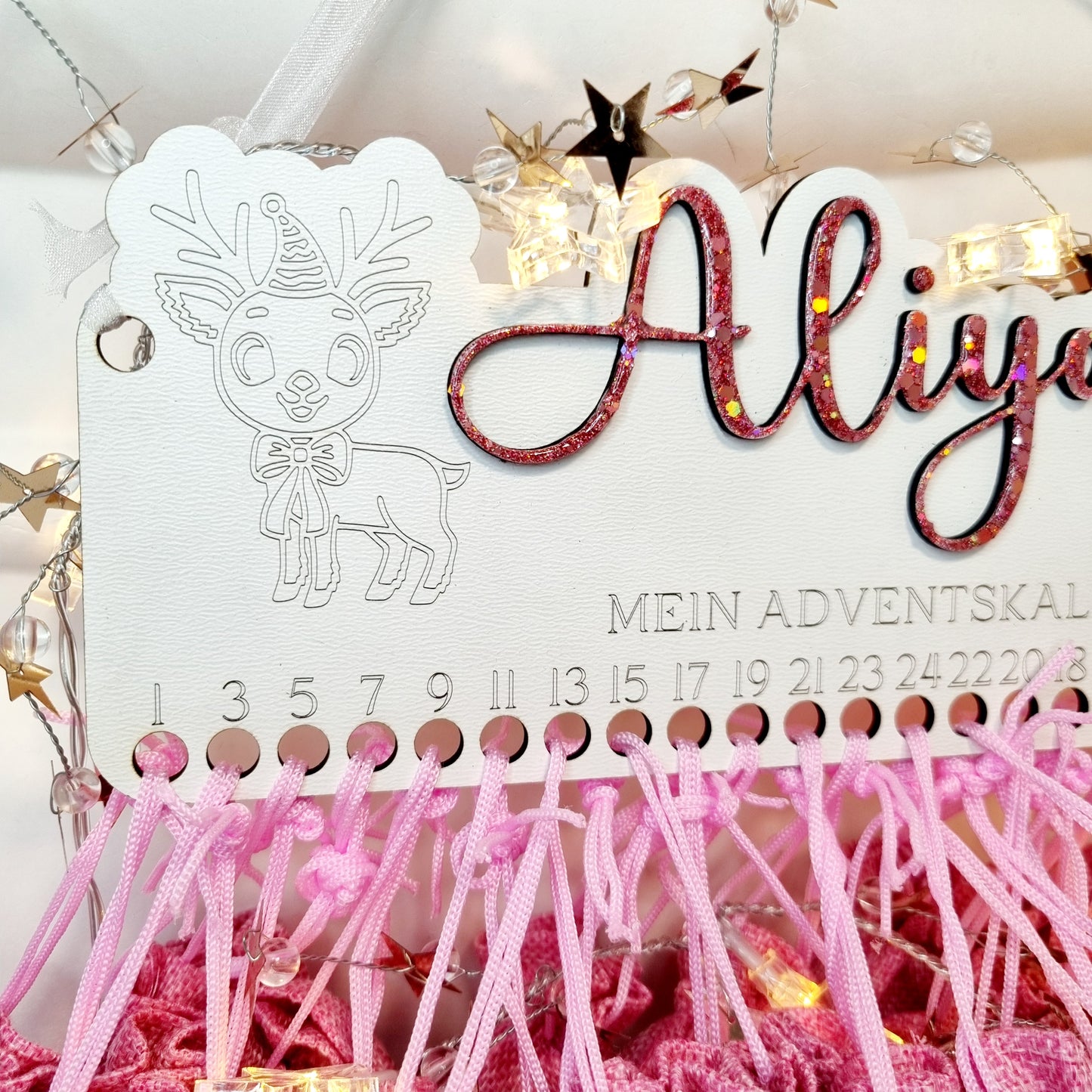 Personalisierter Adventskalender aus Holz – Magische Vorfreude für Kinder & Familien