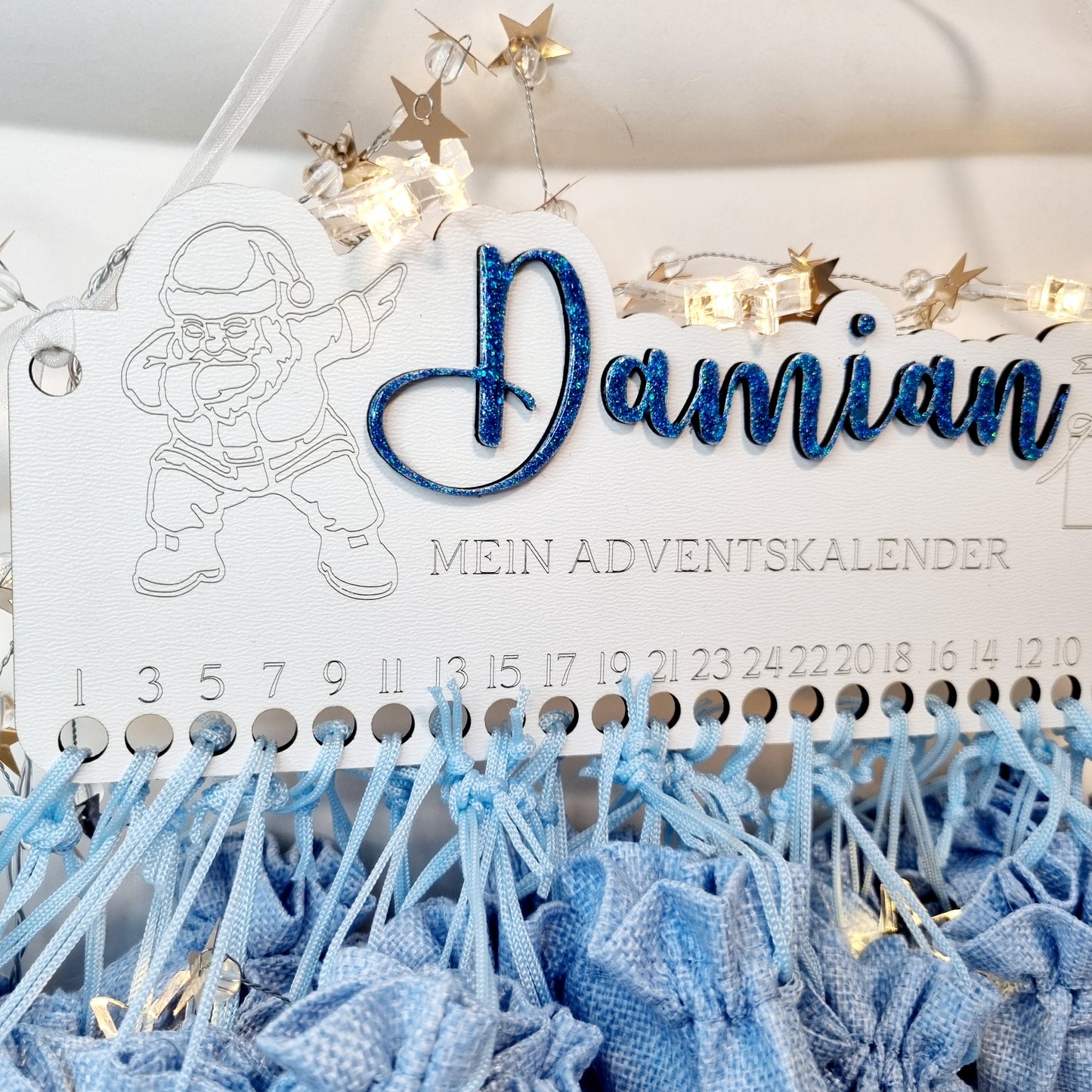 Personalisierter Adventskalender aus Holz – Magische Vorfreude für Kinder & Familien