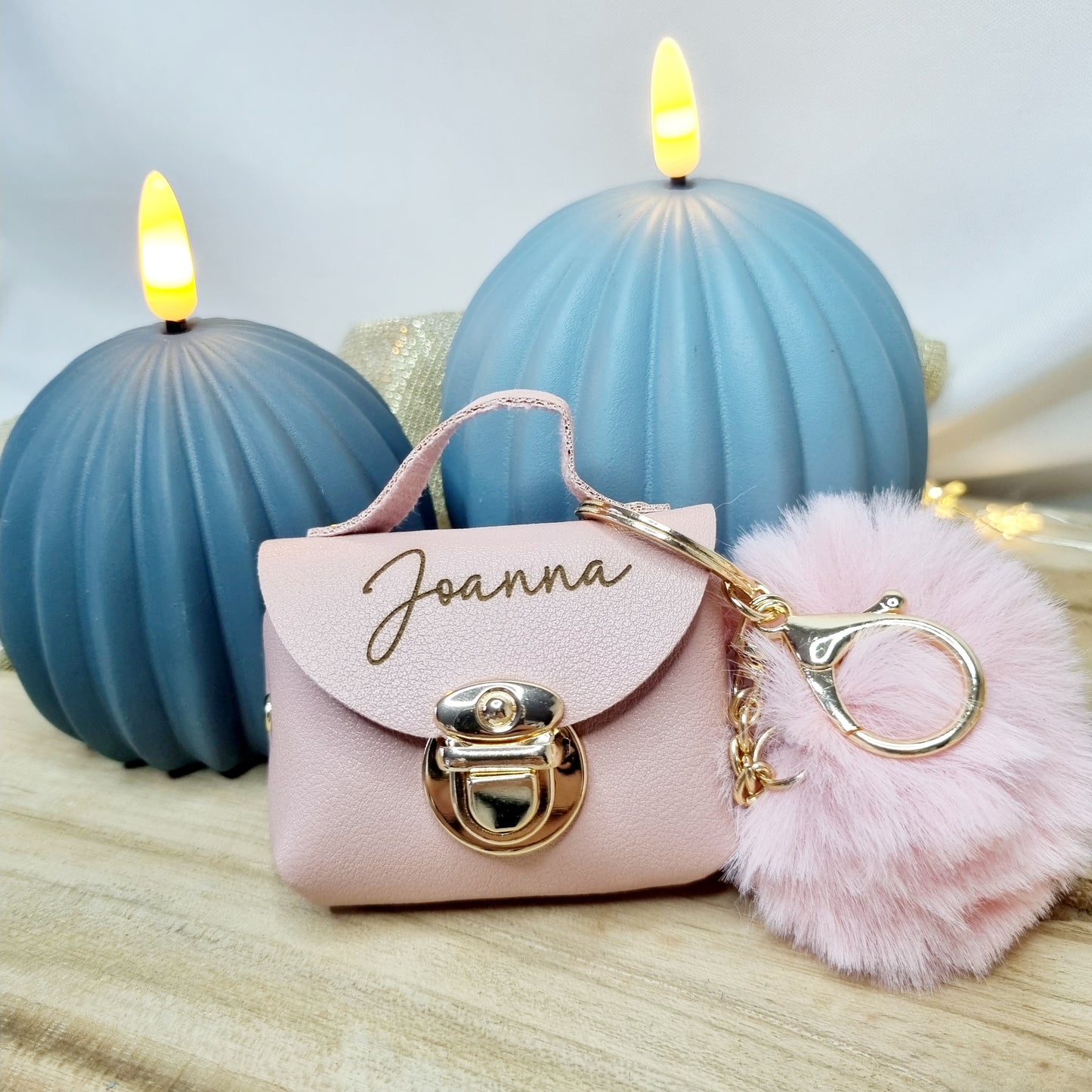 Mini-Tasche Schlüsselanhänger aus PU-Leder