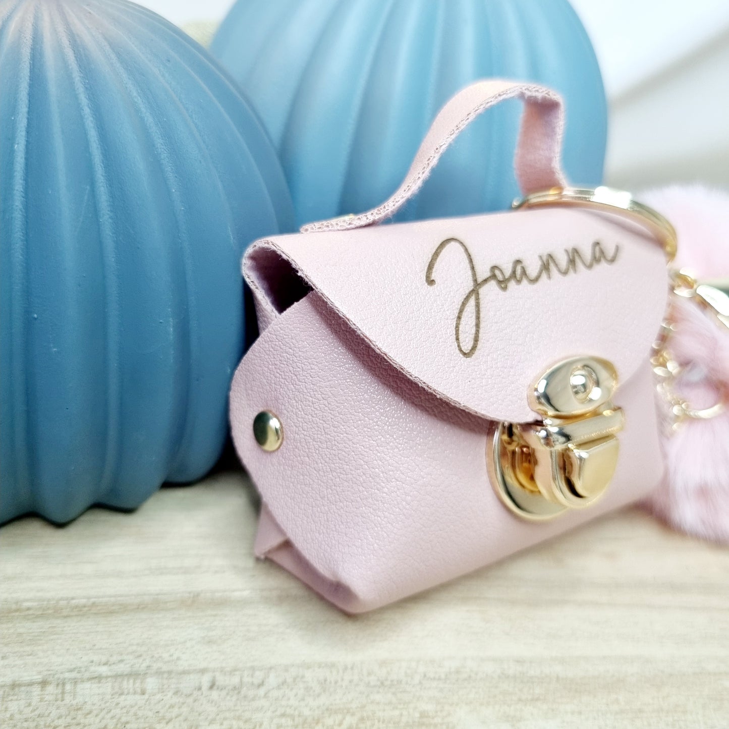 Mini-Tasche Schlüsselanhänger aus PU-Leder