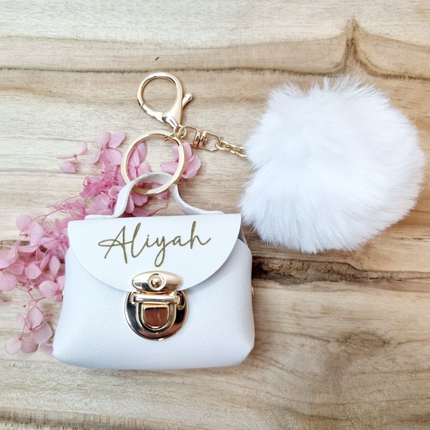 Mini-Tasche Schlüsselanhänger aus PU-Leder