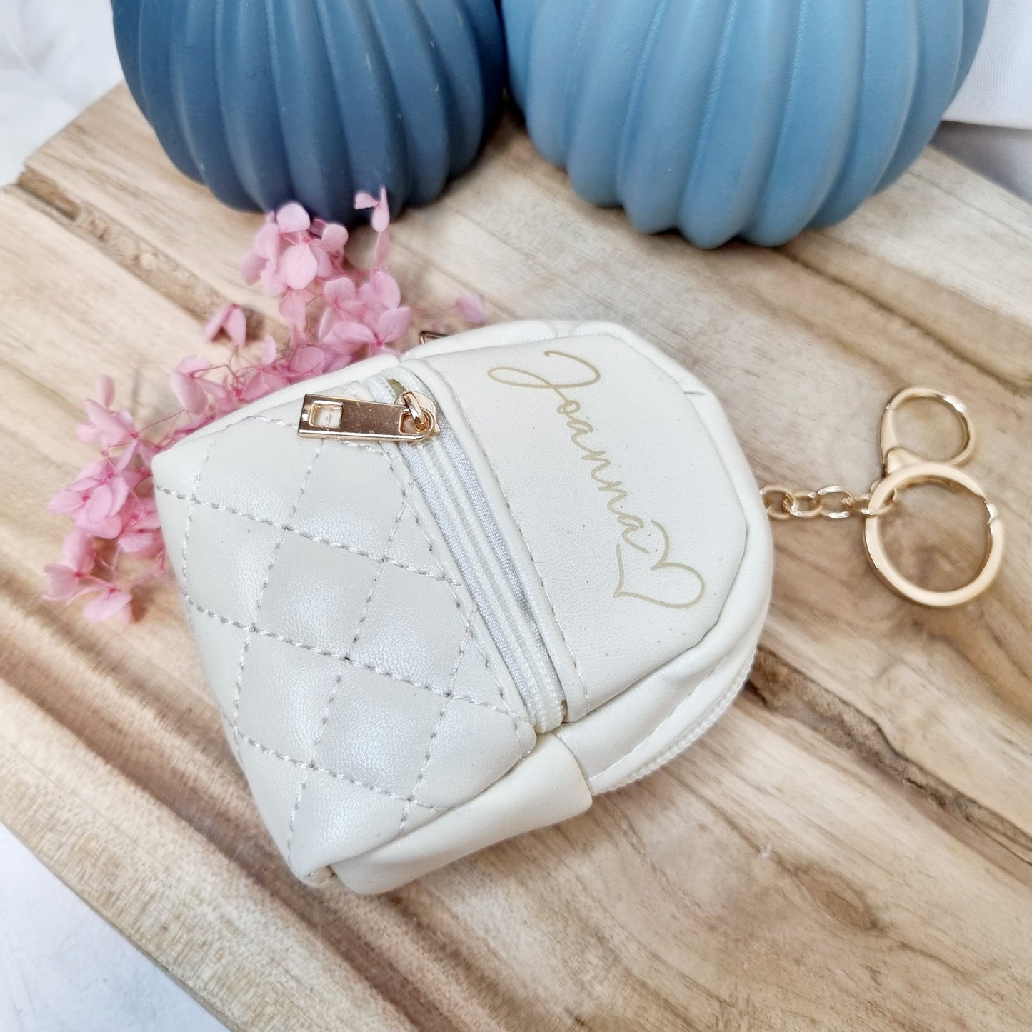 Mini-Rucksack Schlüsselanhänger aus PU-Leder