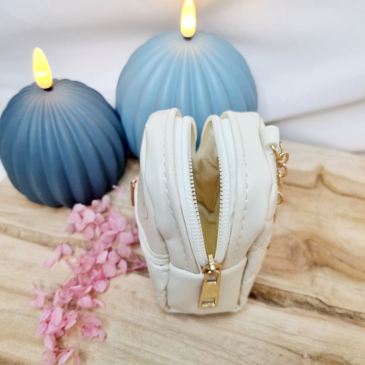 Mini-Rucksack Schlüsselanhänger aus PU-Leder