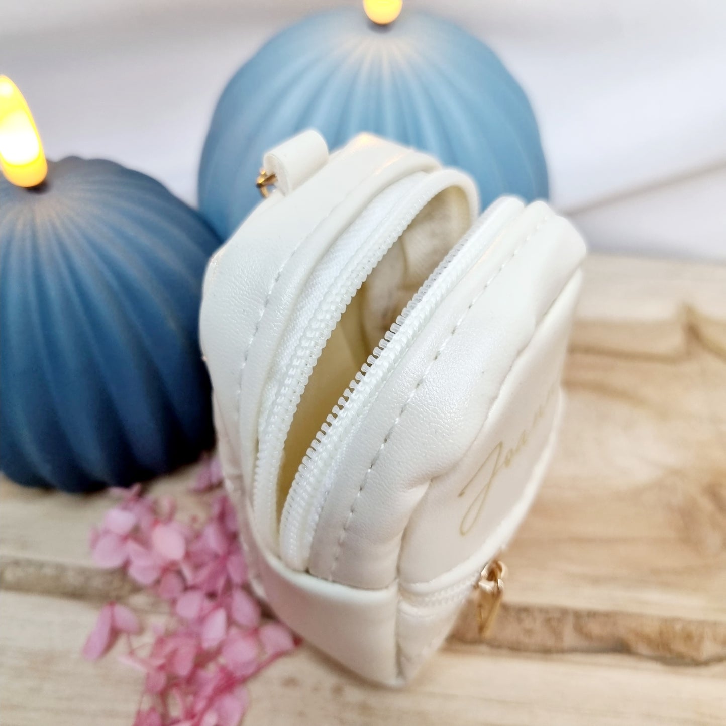 Mini-Rucksack Schlüsselanhänger aus PU-Leder