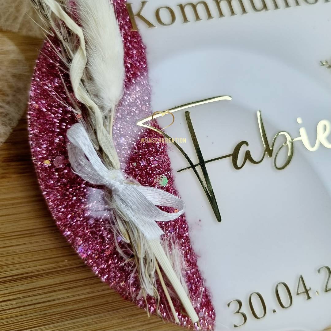 Cake Topper zur Taufe | Taube