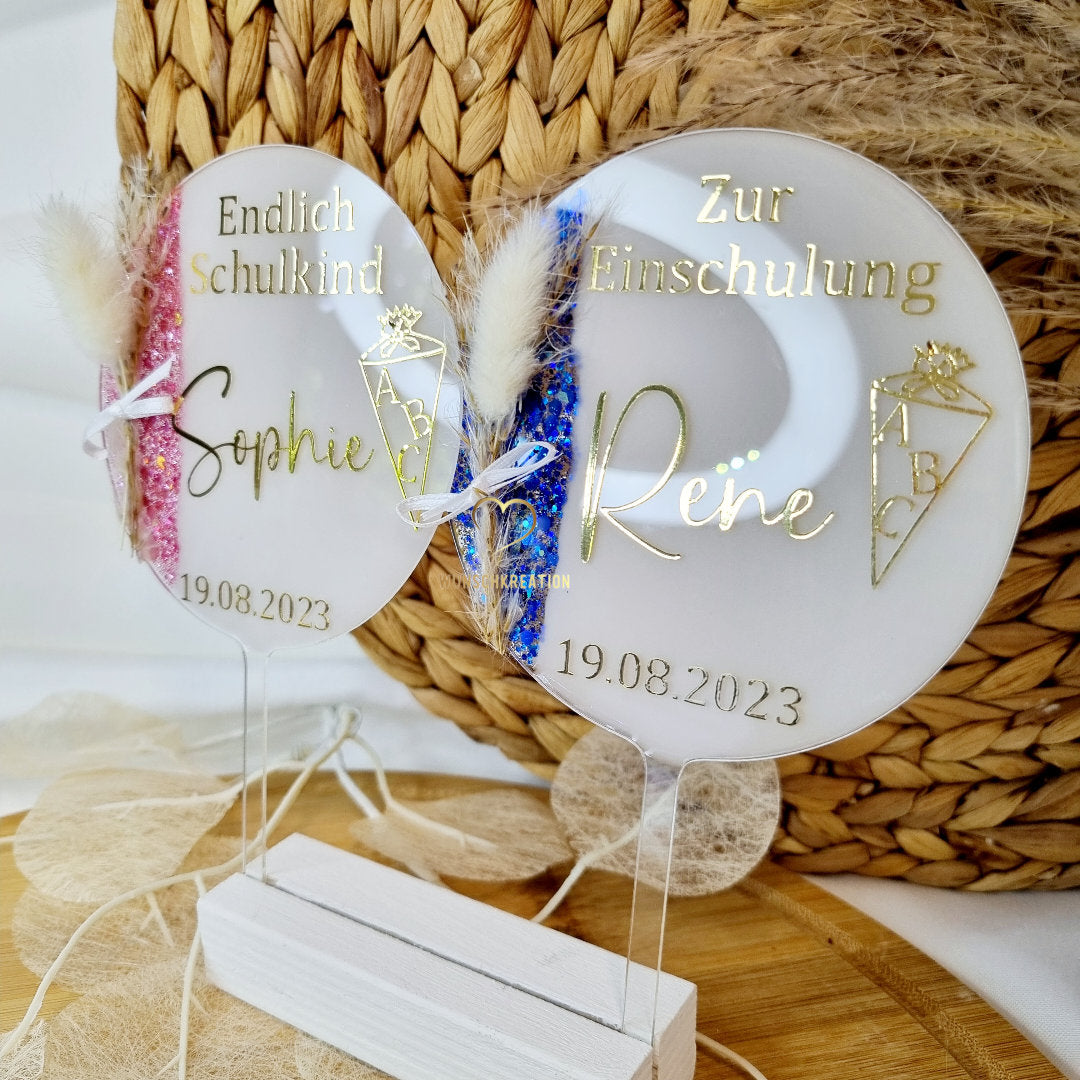 Cake Topper zur Einschulung | Schultüte