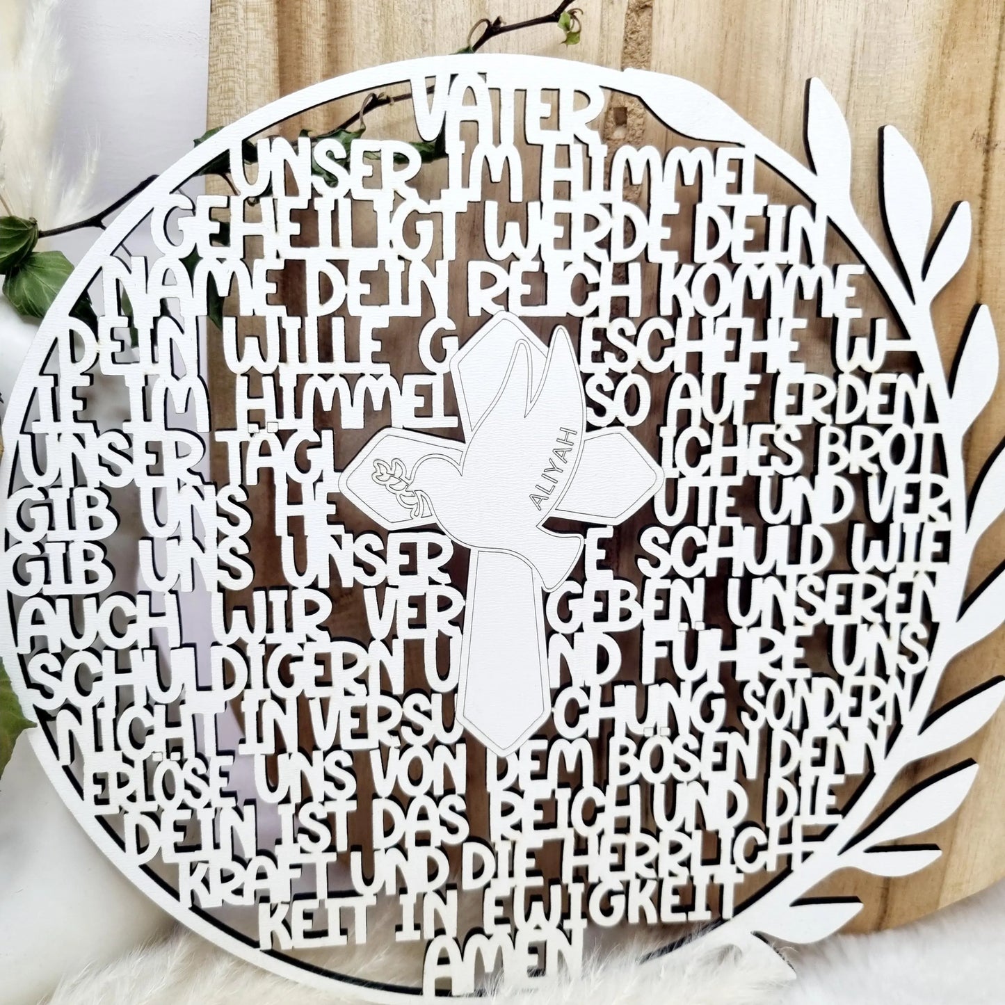 Personalisiertes „Vater Unser“ – Ein bleibendes Erinnerungsstück zur Taufe, Kommunion oder Konfirmation