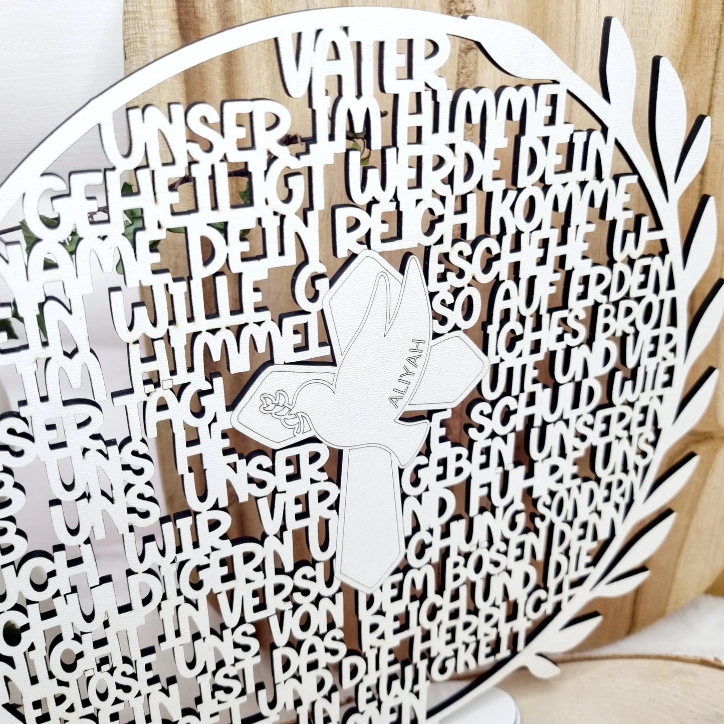 Personalisiertes „Vater Unser“ – Ein bleibendes Erinnerungsstück zur Taufe, Kommunion oder Konfirmation