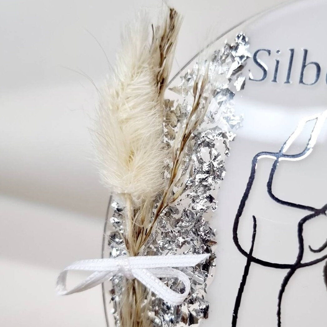 Cake Topper zur Hochzeit | Schwarz