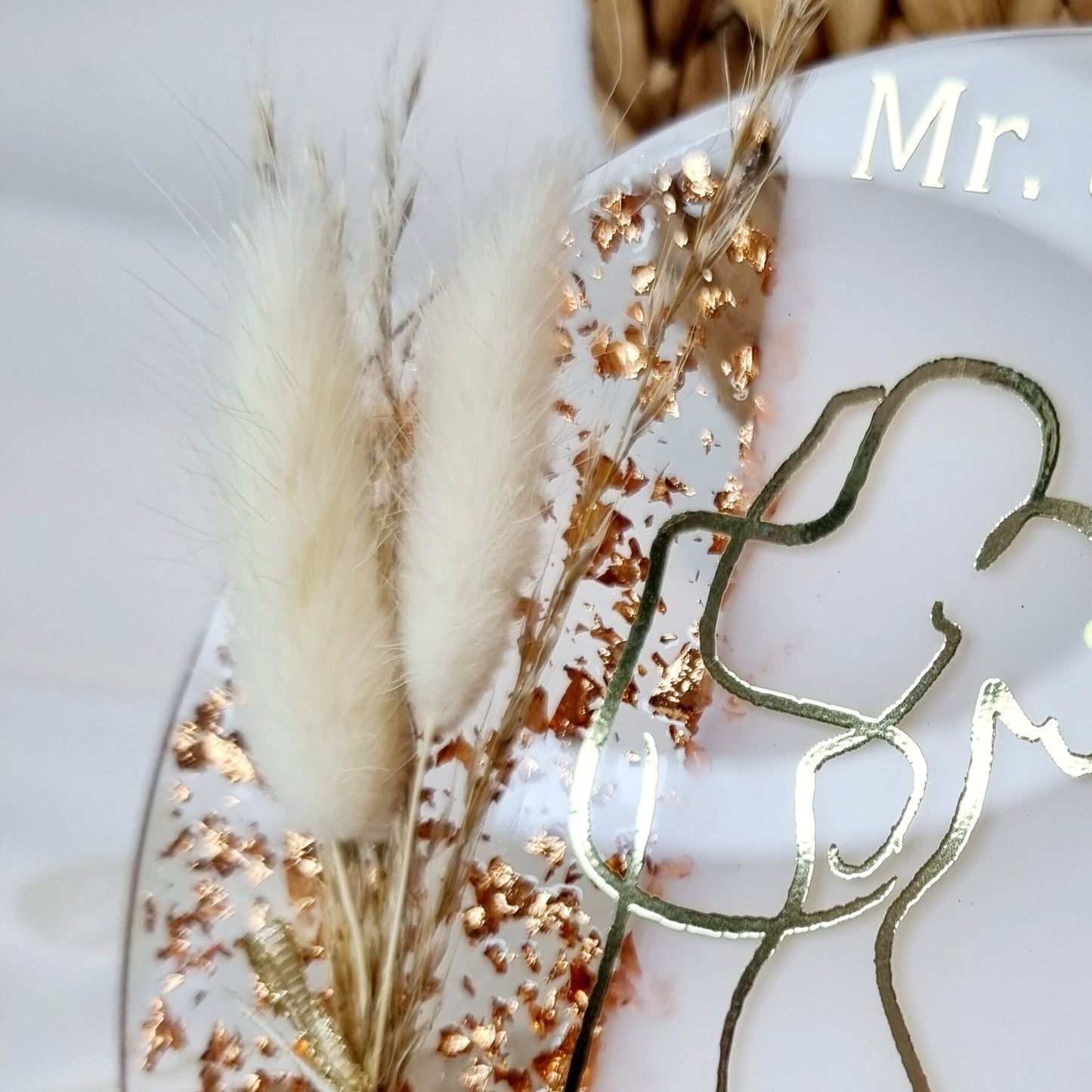 Cake Topper zur Hochzeit | Schwarz