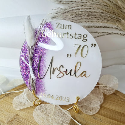 Geschenk zur Taufe | Kommunion | Konfirmation | Tischaufsteller | Empfangsschild