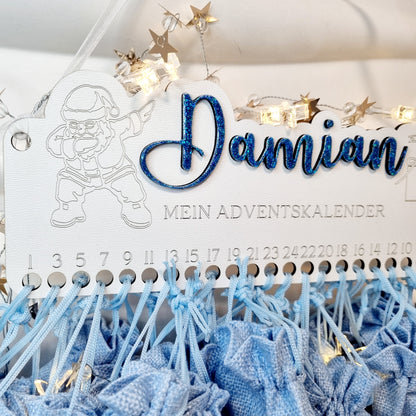 Personalisierter Adventskalender aus Holz – Magische Vorfreude für Kinder & Familien