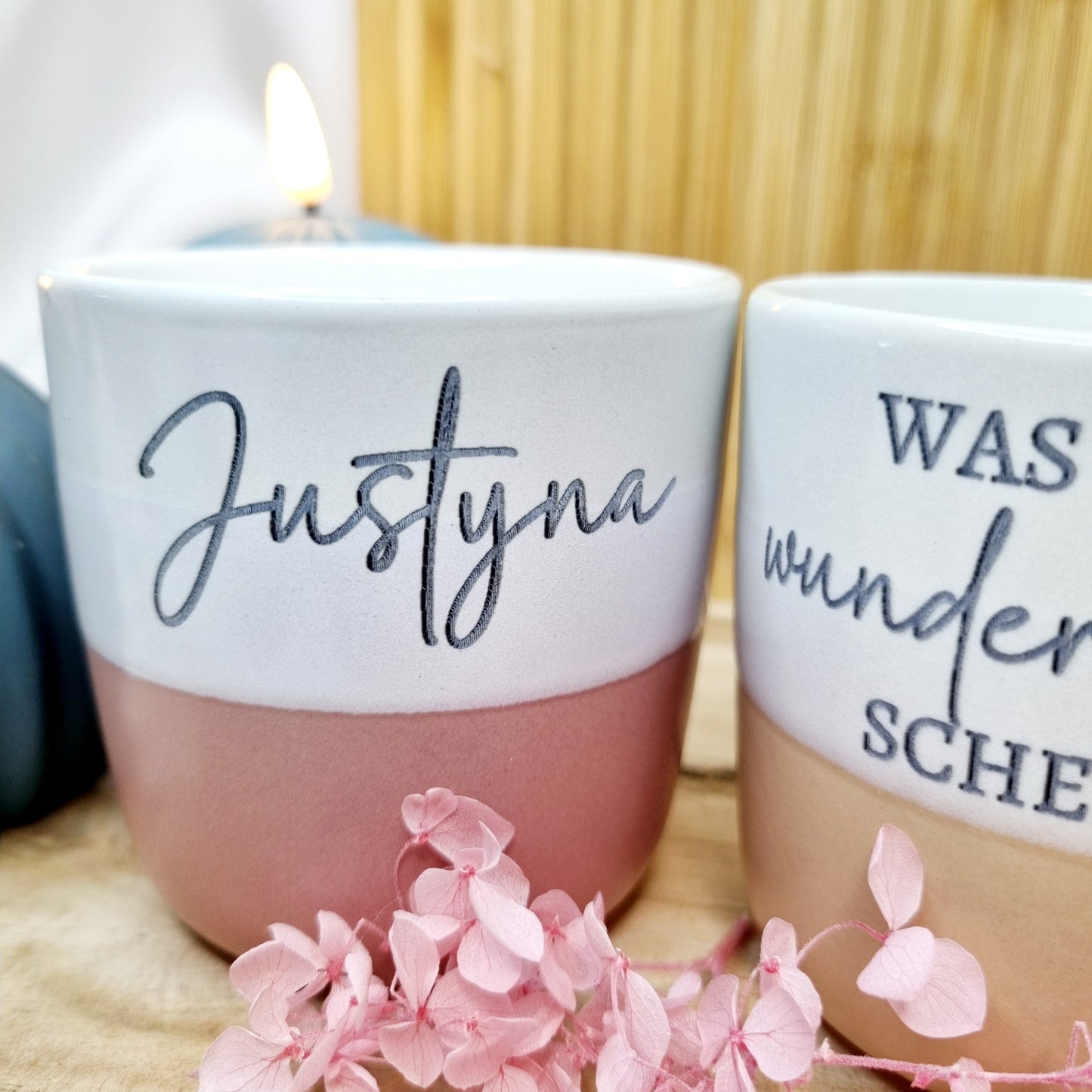 Becher | Tasse mit Spruch | Kaffeetasse | Steinguttasse  | Personalisiert