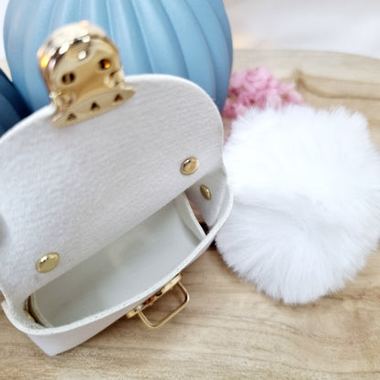 Mini-Tasche Schlüsselanhänger aus PU-Leder
