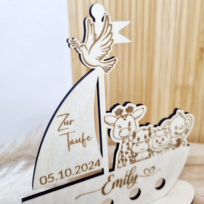 Personalisiertes Geldgeschenk zur Taufe | Arche Noah