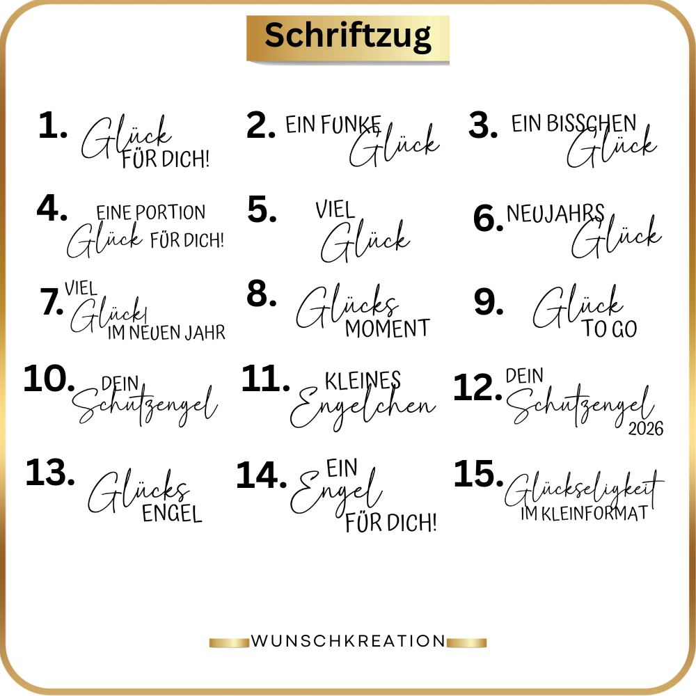 Handgezeichneter Frauen-Aufsteller aus MDF | Glücksbringer & Neujahrsdeko | 4 Motive und 15 Sprüche | Geschenkidee, Mitbringsel, Engel