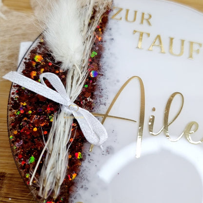 Cake Topper zur Taufe | Taube