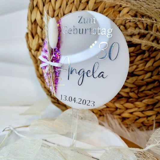 Cake Topper zum Geburtstag