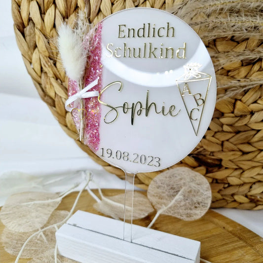 Cake Topper zur Einschulung | Schultüte