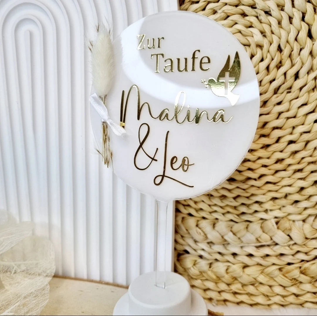 Personalisierte Geburtstafel | Namensschild | Meilenstein „Hallo Welt“ | Bekanntgabe des Namens | Acryl | Babyshower | Meilensteinkarte