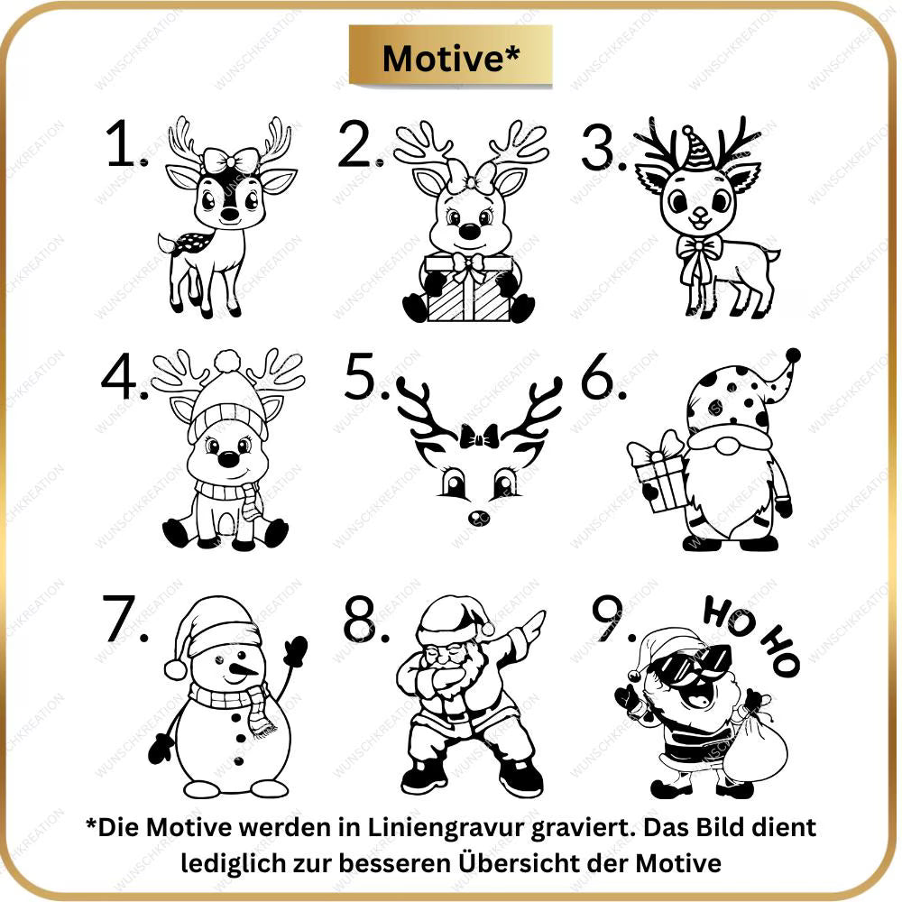 Personalisierter Adventskalender aus Holz – Magische Vorfreude für Kinder & Familien