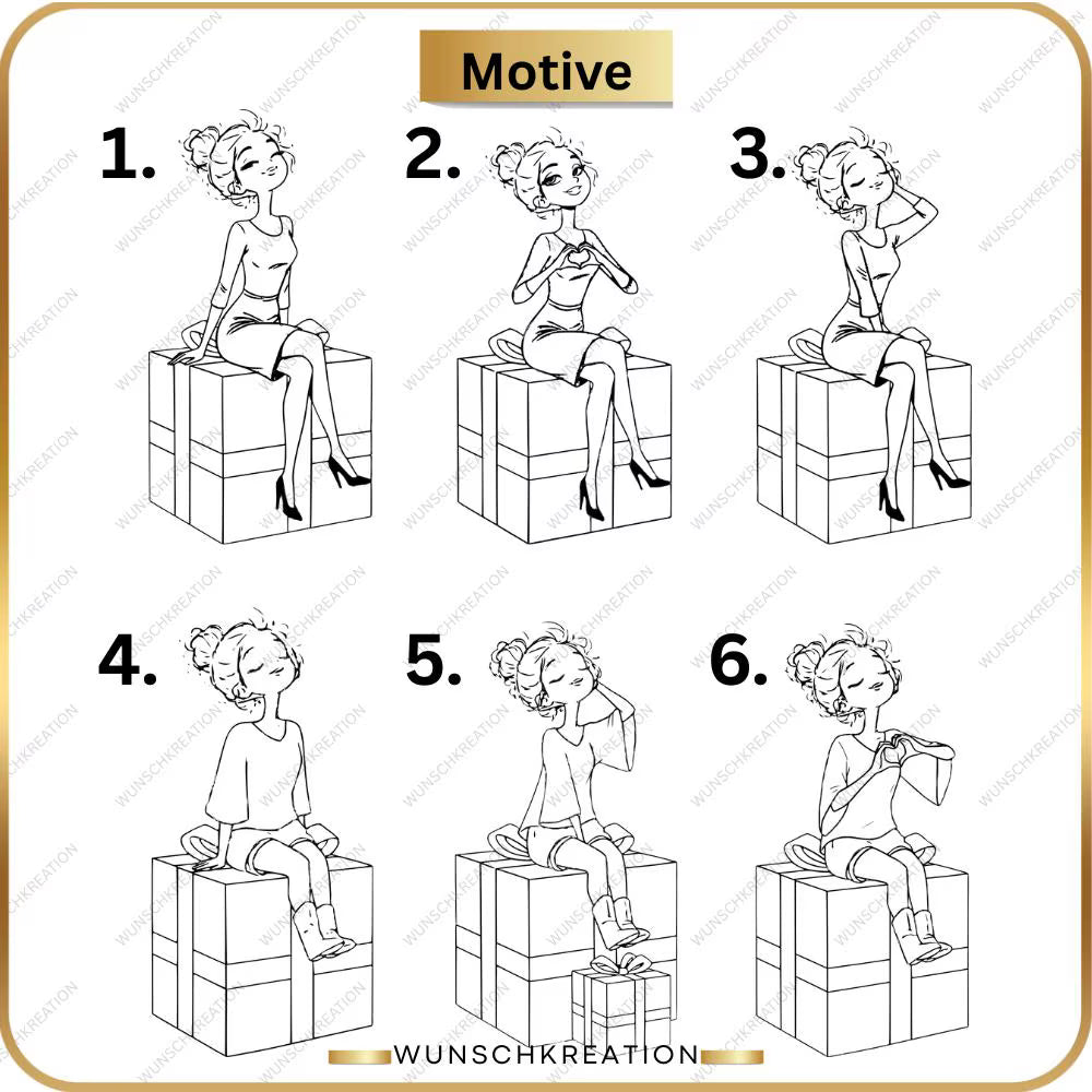 Personalisierter Adventskalender aus Holz – Handgefertigt mit Gravur & Glitzereffekt